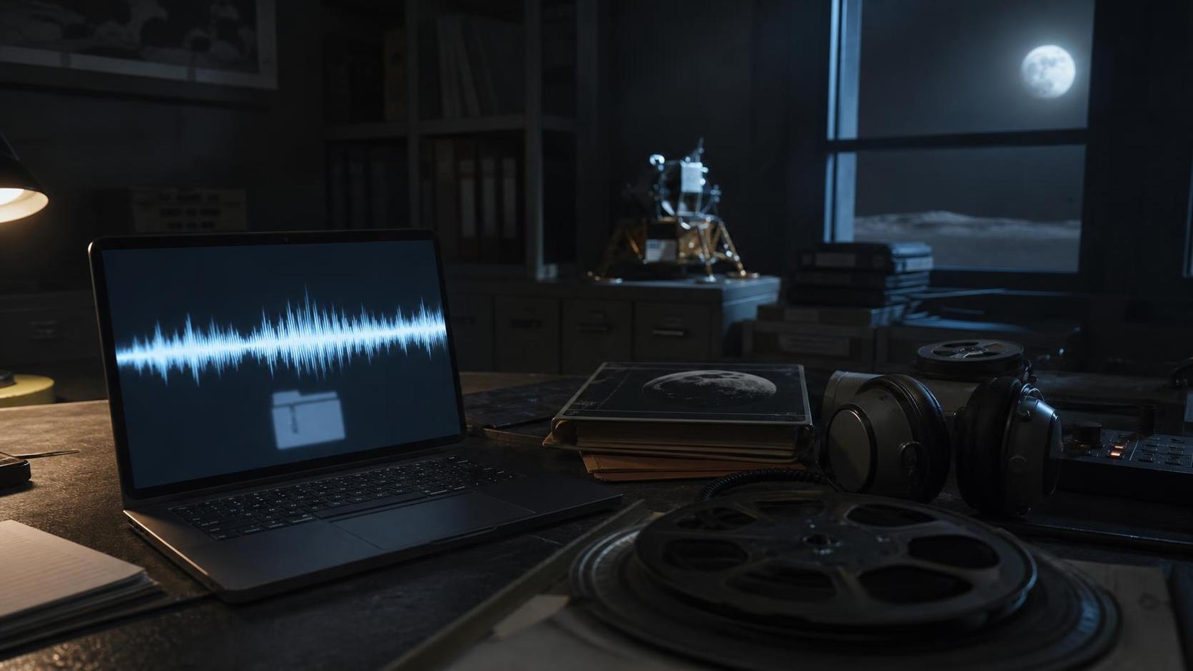 La cartella audio chiamata Tranquility Base