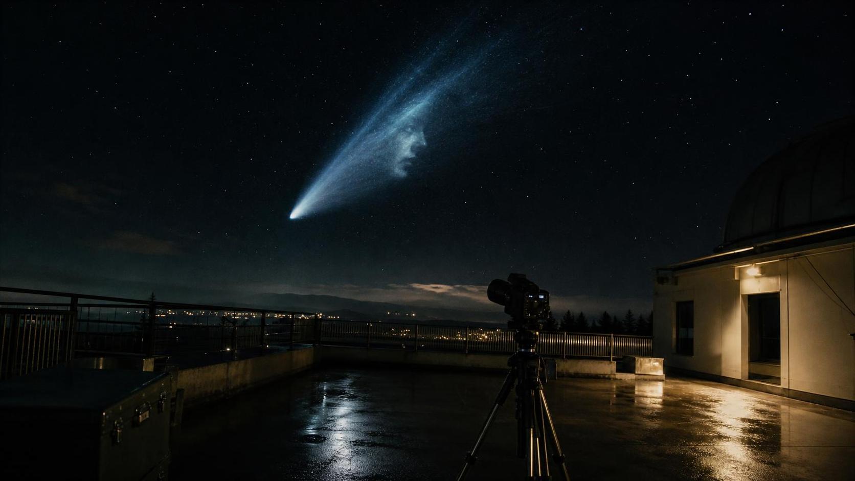 Le fotografie del cielo avevano un volto in più