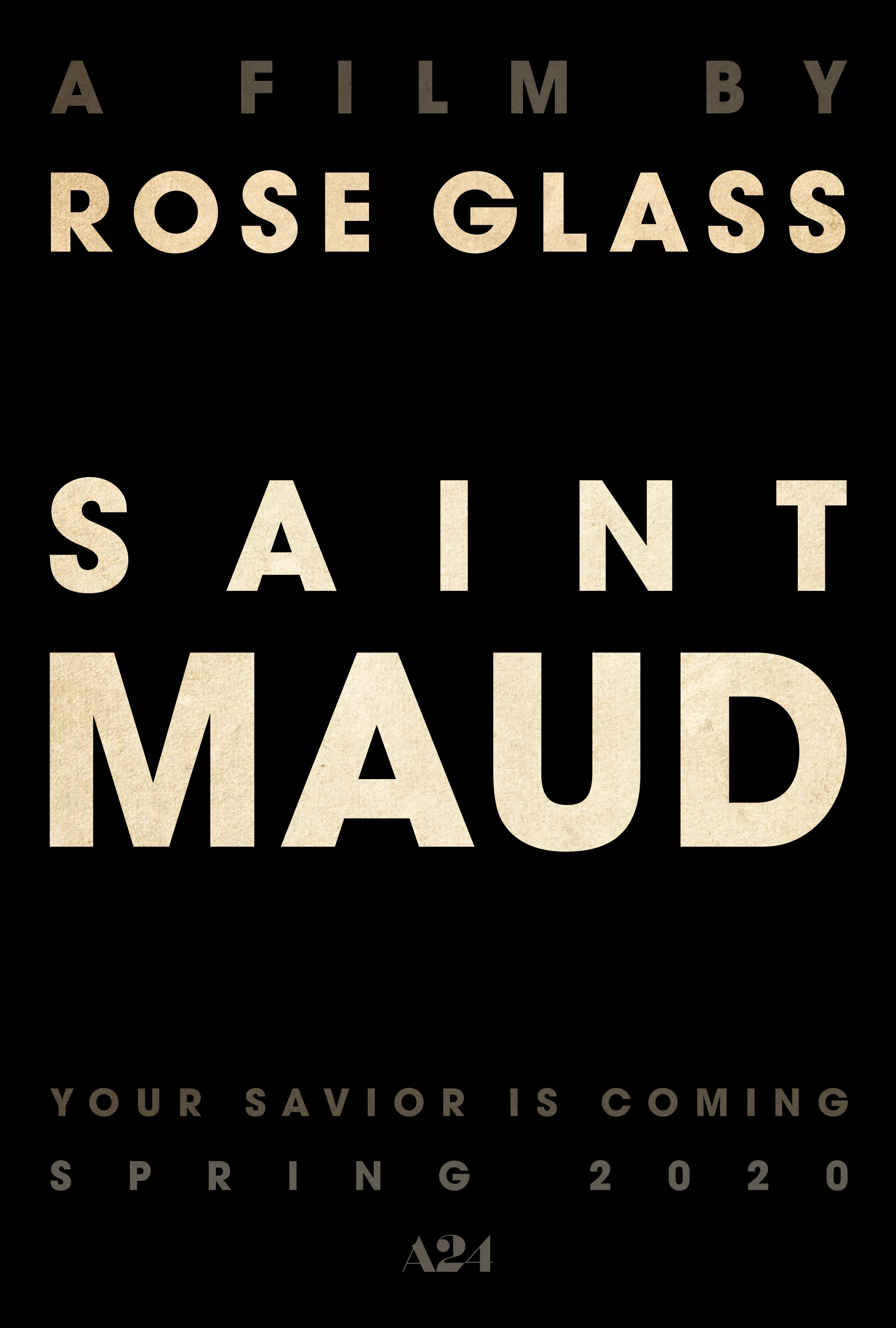 Locandina ufficiale verticale di Saint Maud del 2019