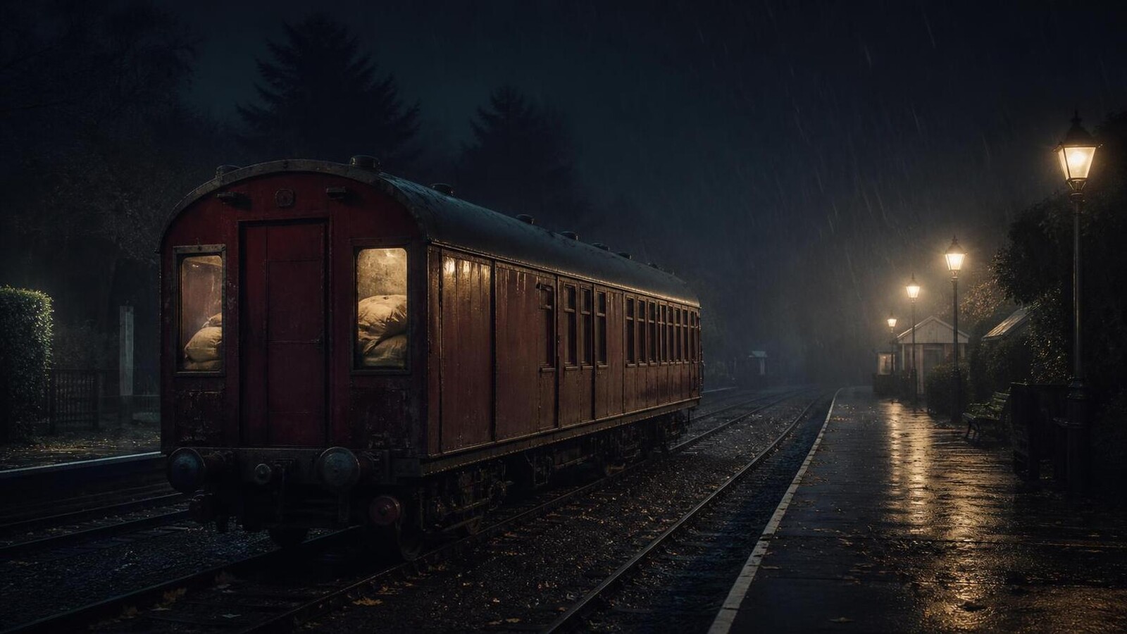 Il vagone postale arrivò senza locomotiva