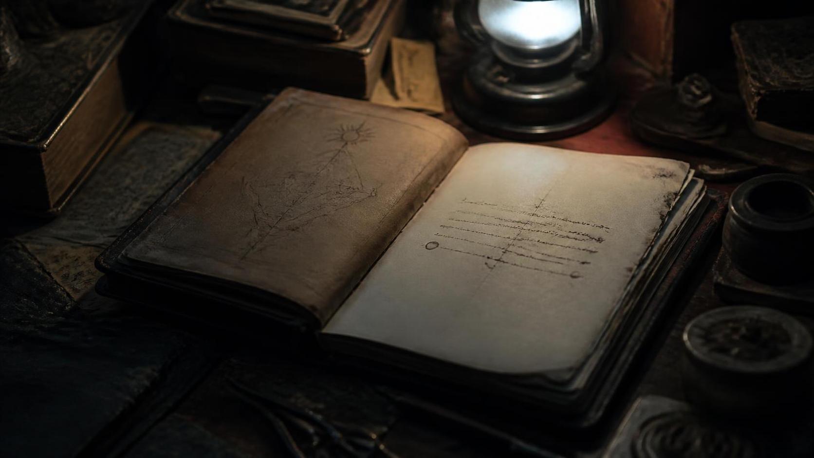 Il manuale teosofico che scrive il nome del lettore
