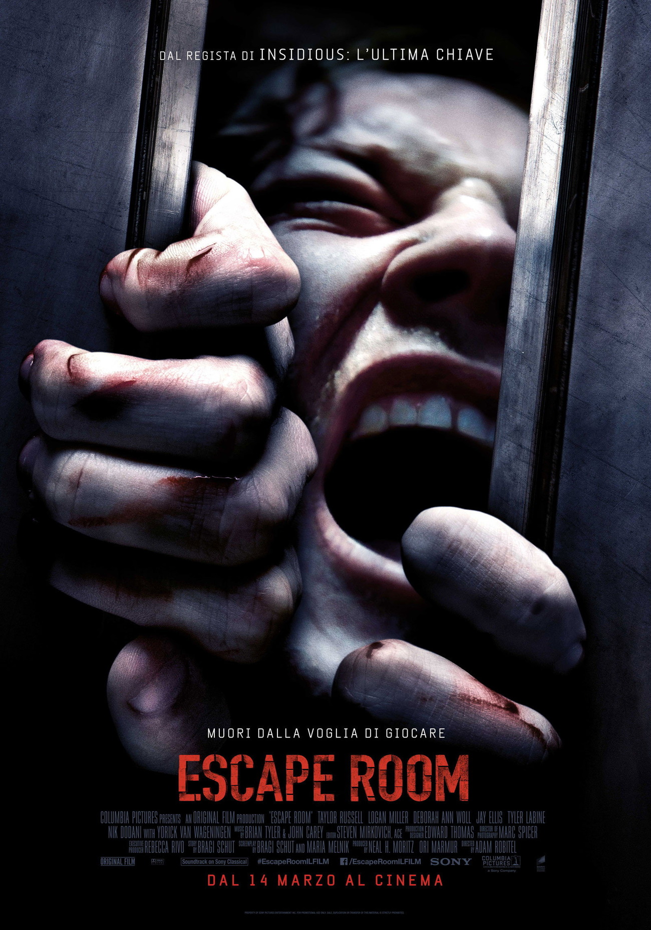 Locandina verticale di Escape Room del 2019