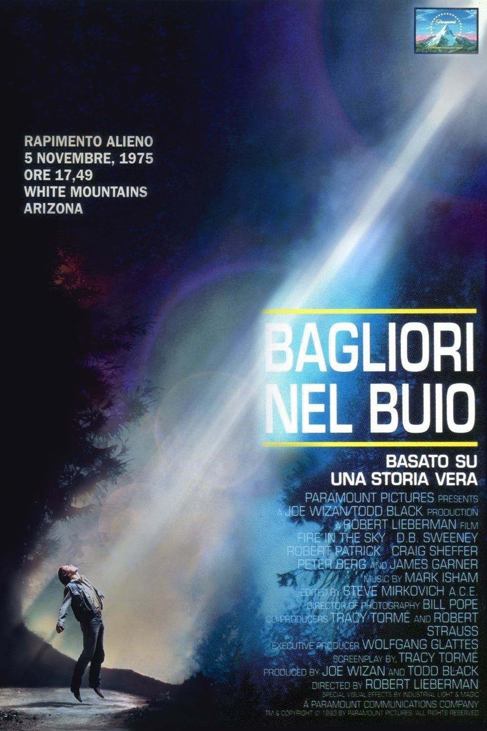 Locandina verticale di Fire in the Sky