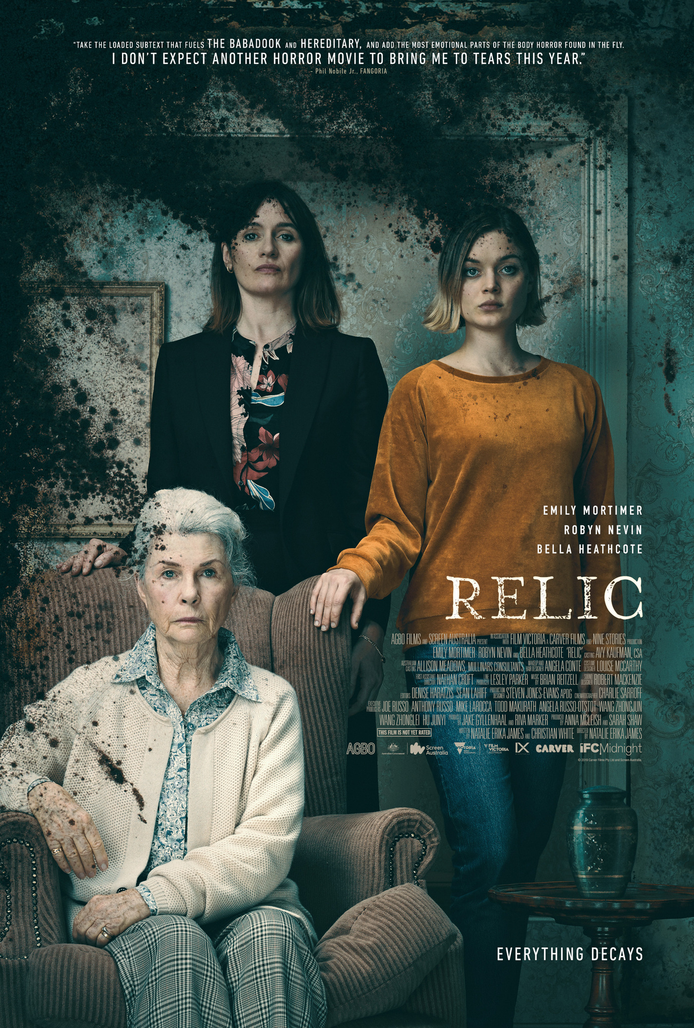 Locandina verticale ufficiale di Relic del 2020