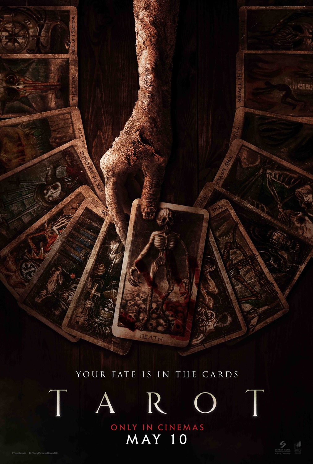 Locandina ufficiale verticale di Tarot del 2024