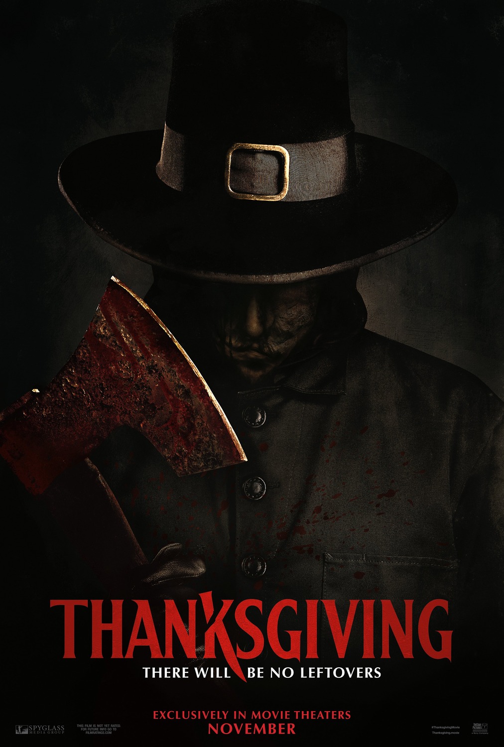 Locandina verticale ufficiale di Thanksgiving del 2023