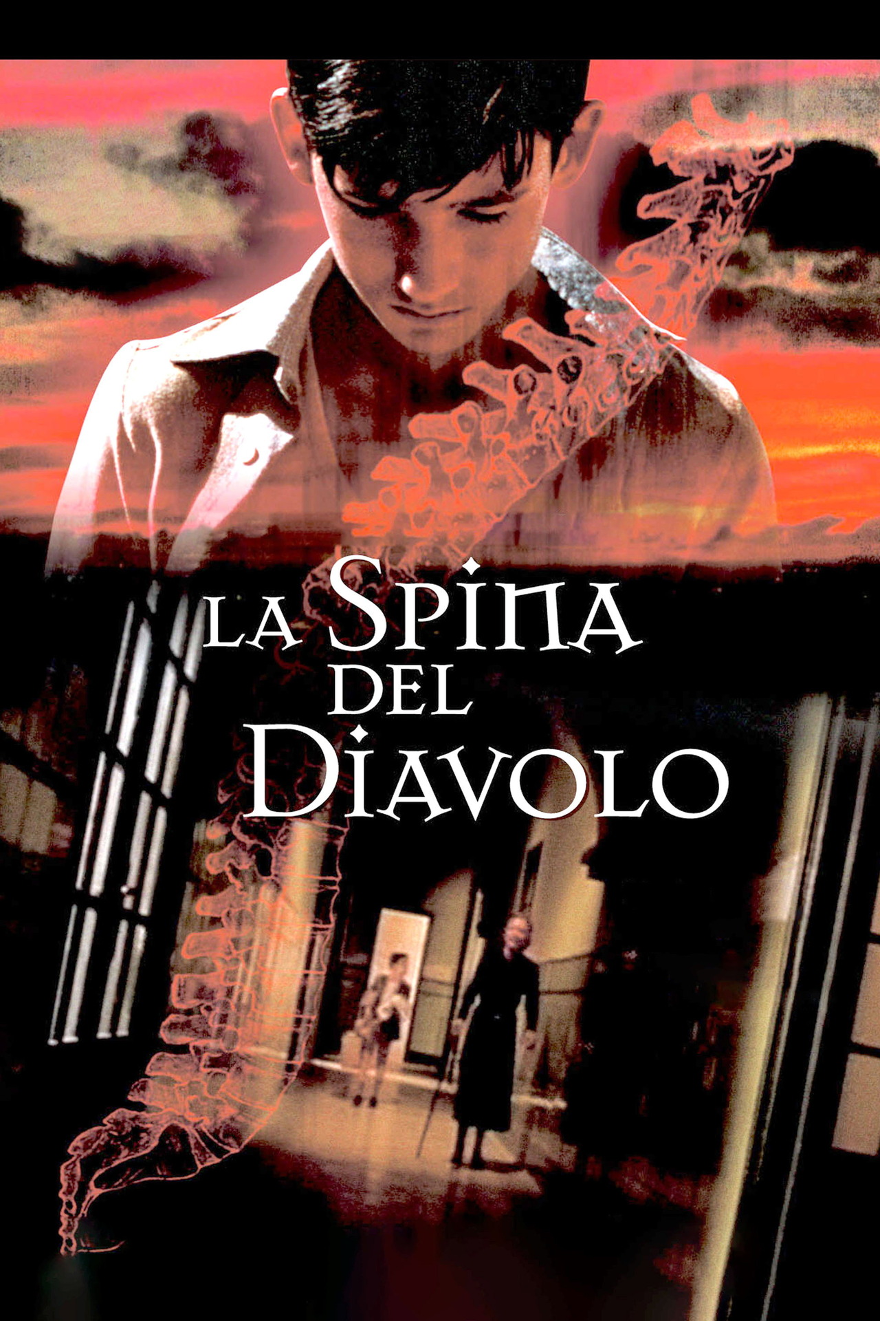 Locandina verticale di The Devil’s Backbone, film del 2001 diretto da Guillermo del Toro