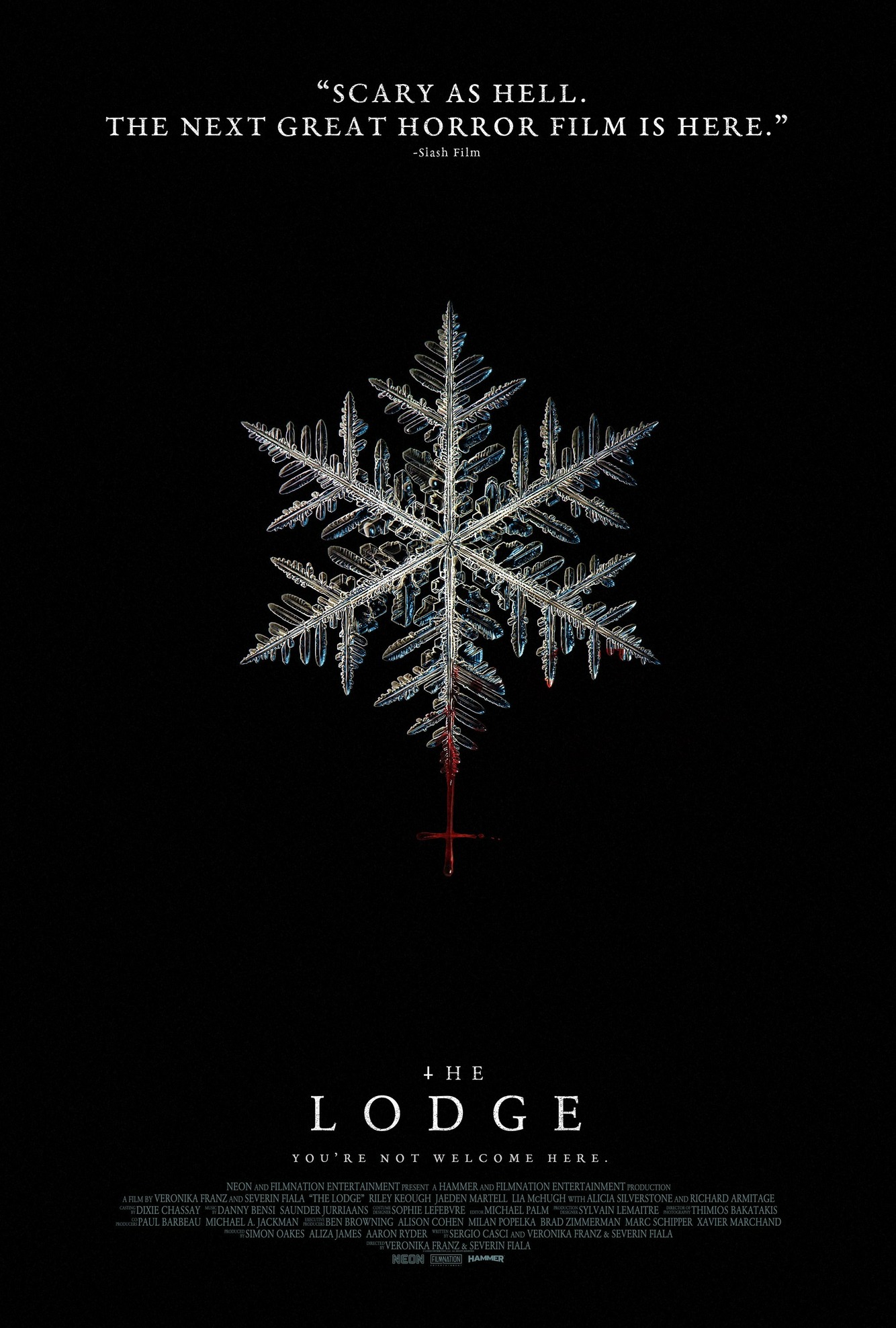 Locandina ufficiale verticale di The Lodge