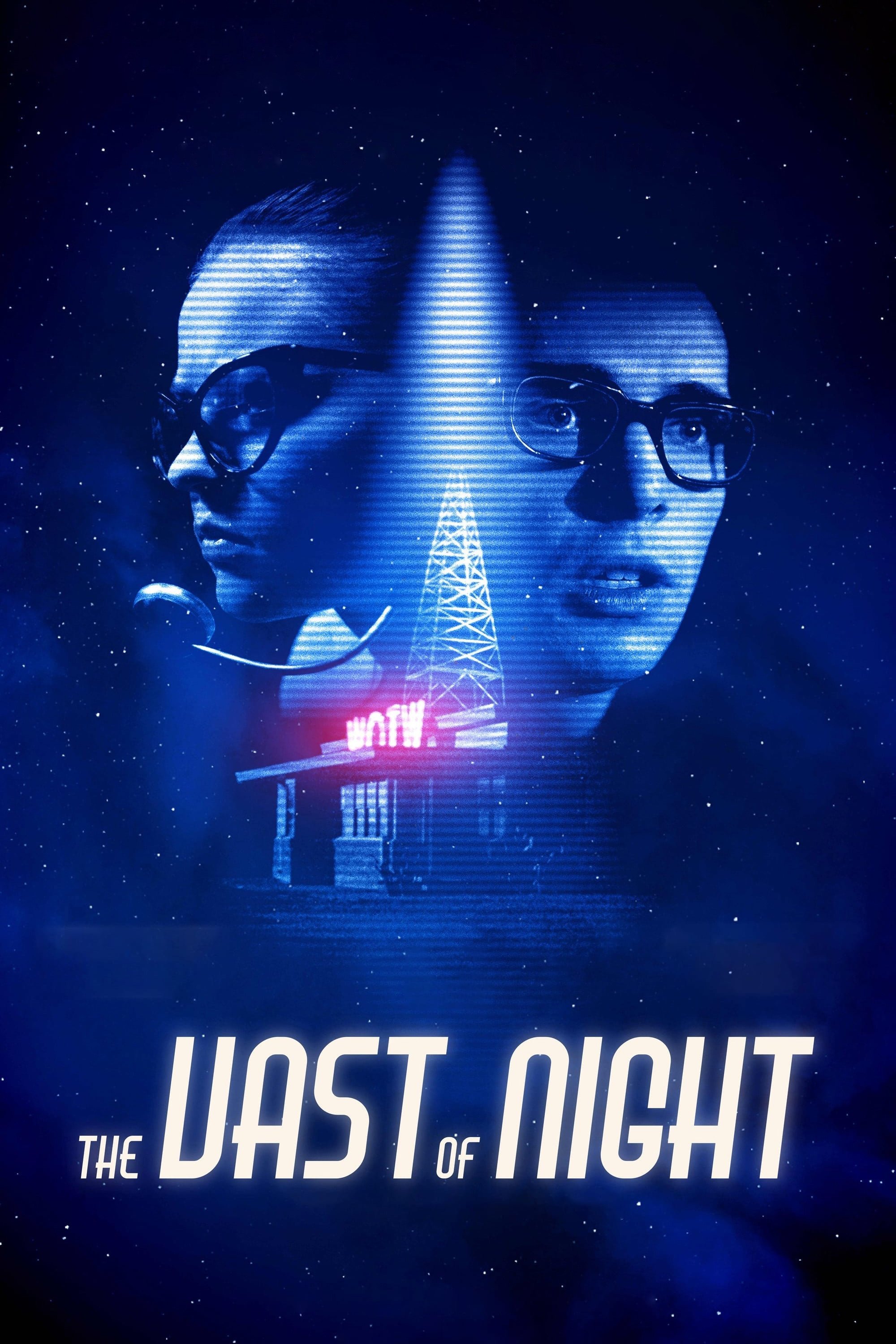 Locandina ufficiale verticale di The Vast of Night del 2019